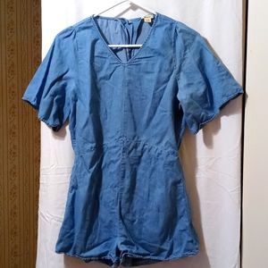 Bellerose Kid Faux Denim Romper